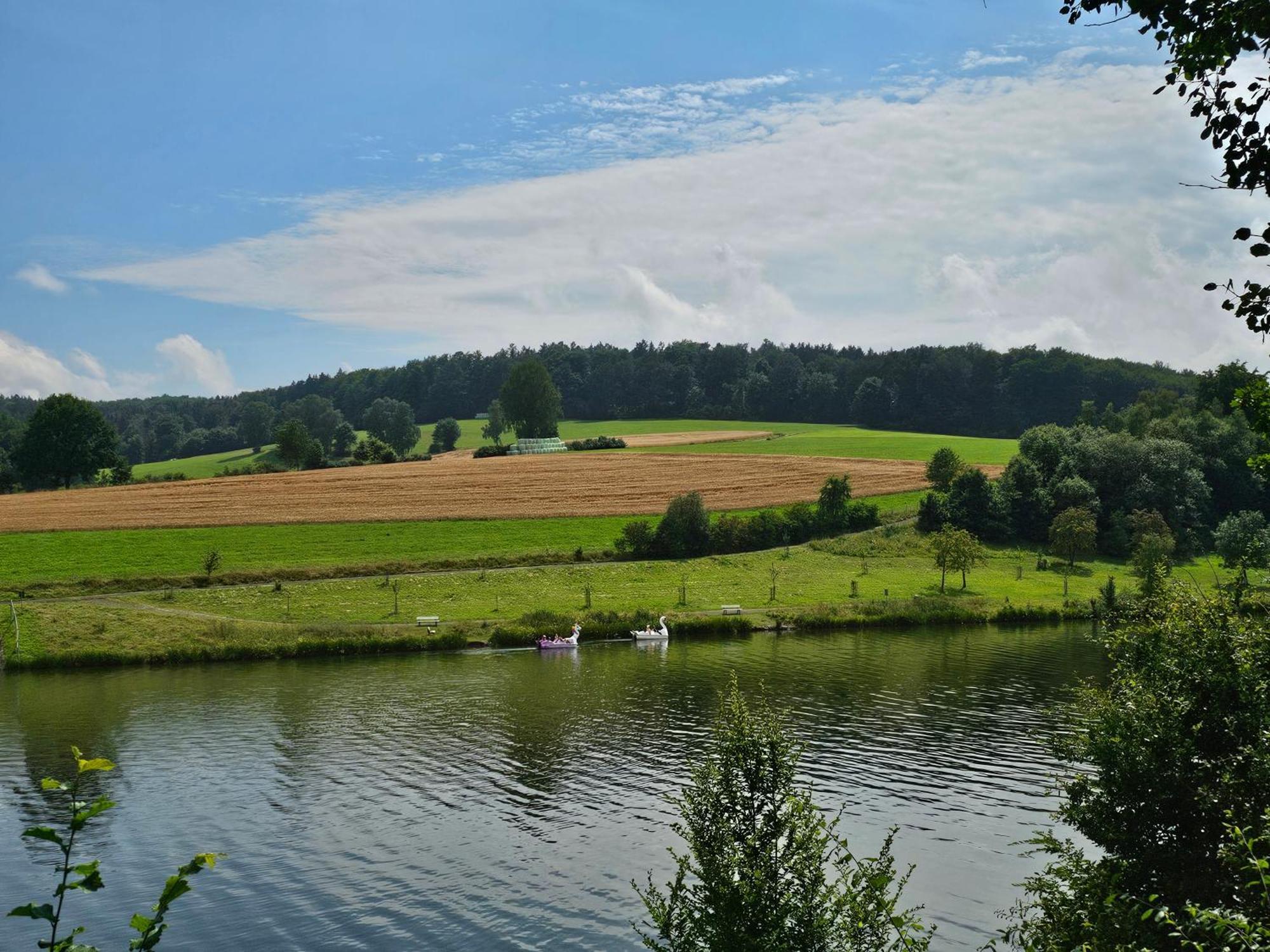 Ferienhaus "Baeren Ecke" Am See Im Bergland Kirchheim  Eksteriør bilde